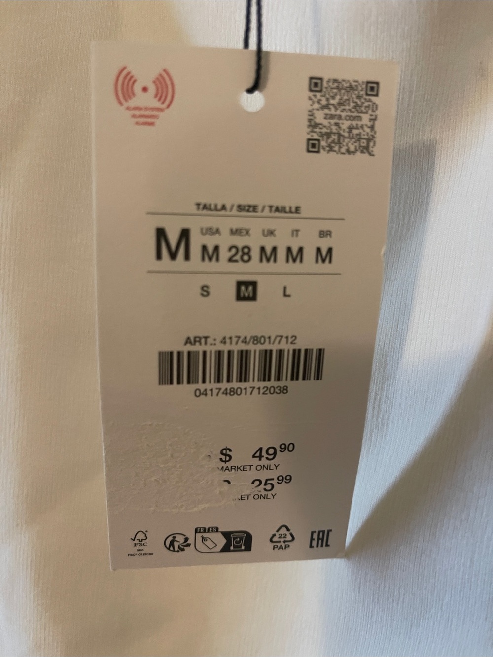Zara creamRuffle Tank Dress - Picture 2 of 2